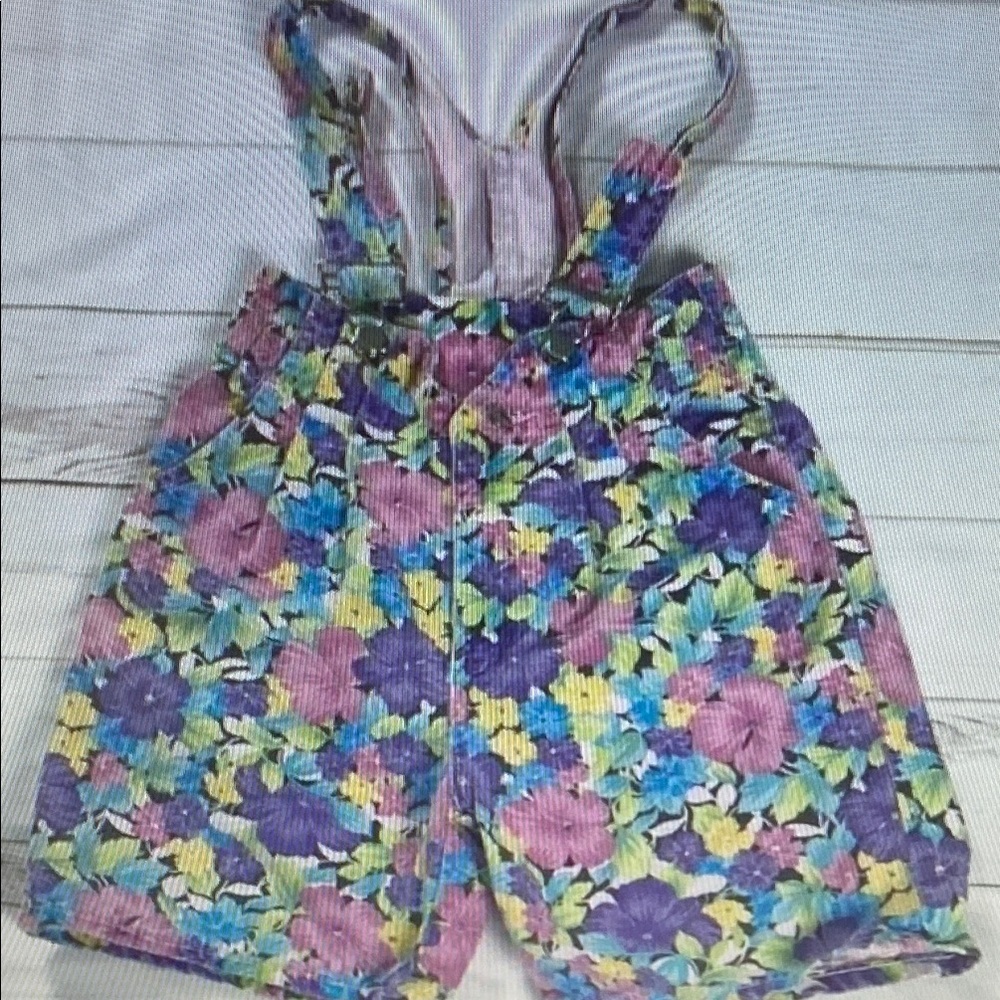 Sierra West Vintage Floral Jean Overalls